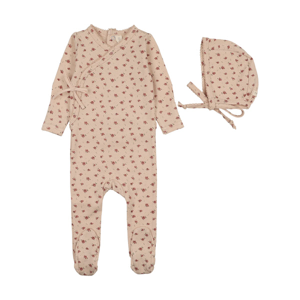 Lilette Petal Printed Wrapover Footie Set  PWFS-PTL