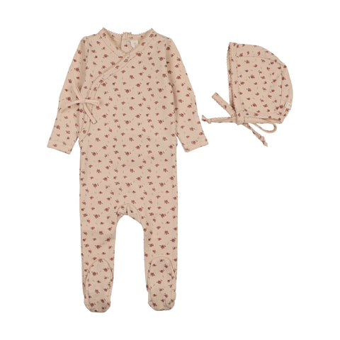 Lilette Petal Printed Wrapover Footie Set  PWFS-PTL