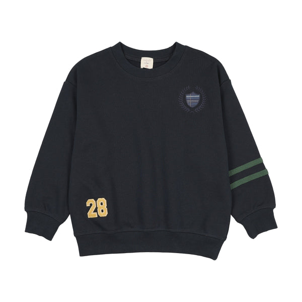 Lil Legs Navy Little Logo Fan Club Boys Sweatshirt