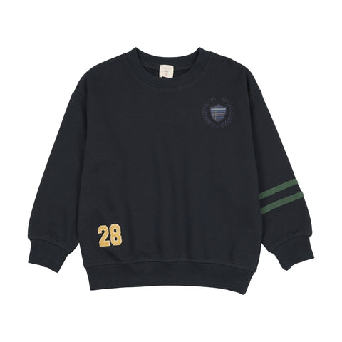 Lil Legs Navy Little Logo Fan Club Boys Sweatshirt