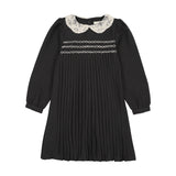 Lil Legs Analogie Black Pleated Dress