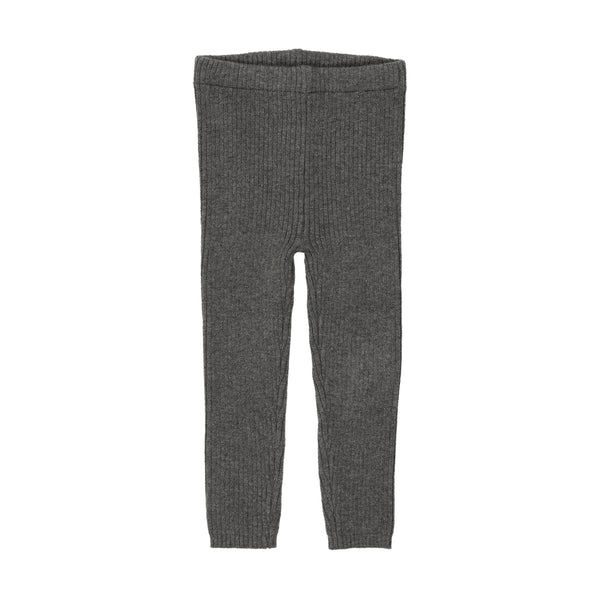 Lil Legs Heather Grey Knit Leggings