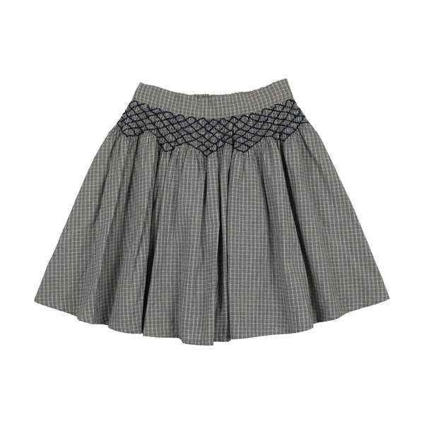 Lil Legs Analogie Dried Blue Plaid Edition Girls Skirt