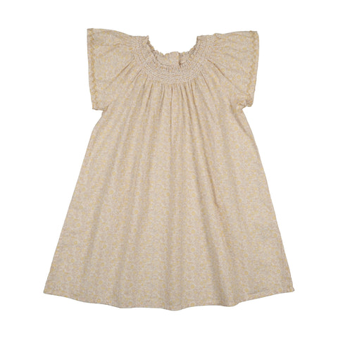 Lil Legs Analogie Yellow Sunny Blossoms Flutter Dress SBFD-YEL