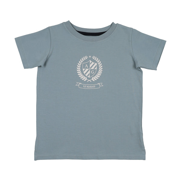 Lil Legs Sky Blue Emblem Tee EMT-SBLU