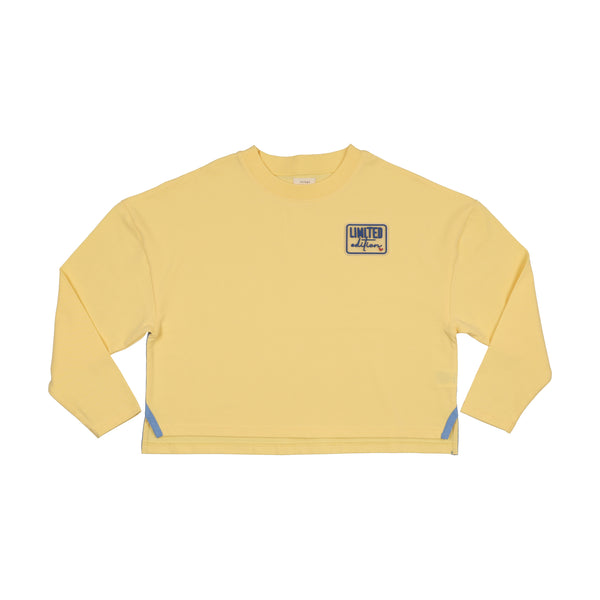 Lil Legs Yellow Cropped Tee CRPT-YEL