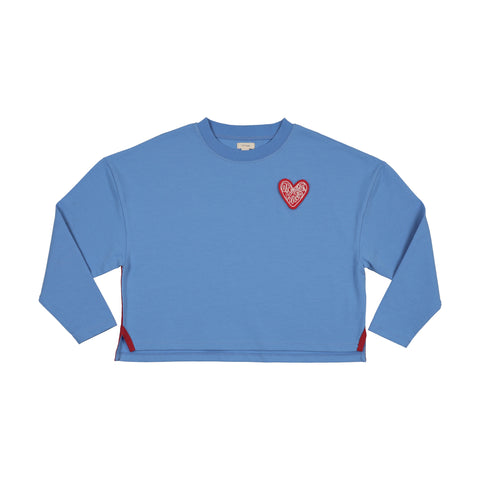 Lil Legs Fresh Blue Cropped Tee CRPT-FBLU