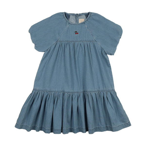 Lil Legs Blue Tencel Denim Capsule SS Dress DDSS-BTEN