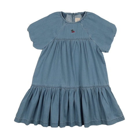 Lil Legs Blue Tencel Denim Capsule SS Dress DDSS-BTEN