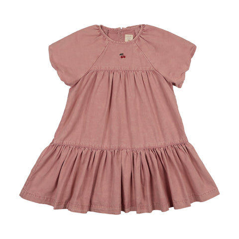 Lil Legs Pink Wash Denim Capsule SS Dress DDSS-PWSH