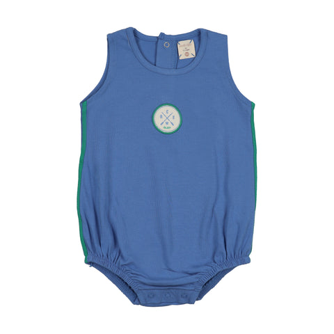 Lil Legs Fresh Blue Boating Crew Bubble Romper BCBR-FBLU