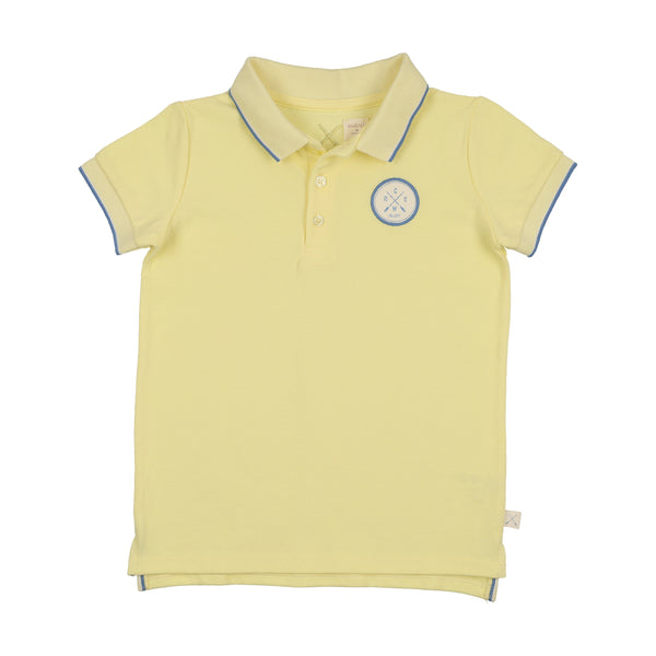 Lil Legs Yellow Boating Crew SS Polo BCCSP-YEL