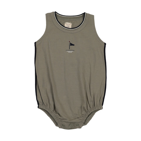 Lil Legs Green Outer Field Boys Romper OBR-GRN