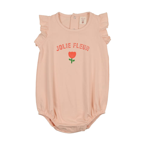 Lil Legs Cloud Pink Tulip Romper LPTLR-CLPNK