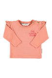 Piupiuchick Baby Pink Apple Print T-shirt