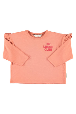Piupiuchick Pink Apple Print T-shirt