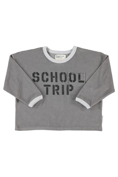 Piupiuchick Grey School Trip Terry T-shirt
