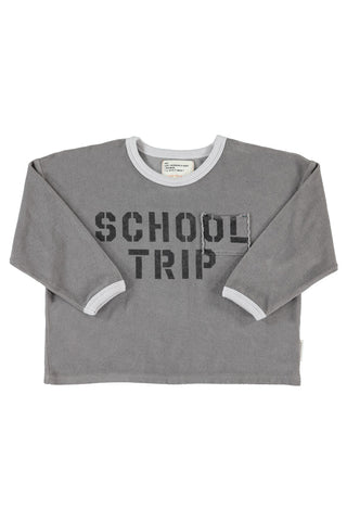 Piupiuchick Grey School Trip Terry T-shirt
