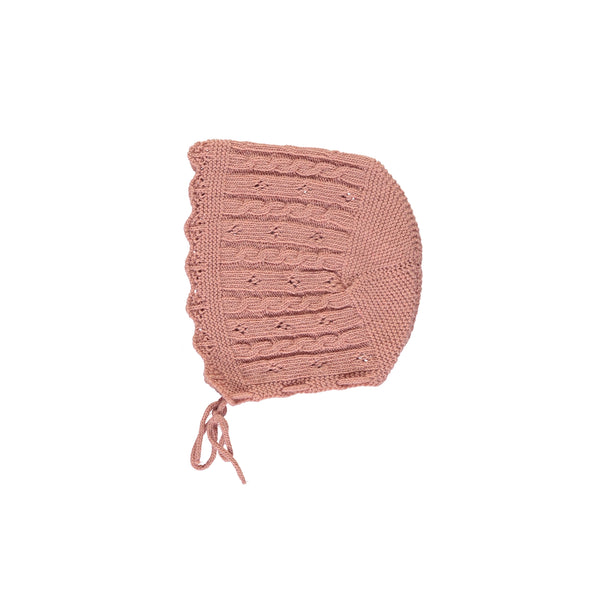 Bebe Organic Loulou Antique Rose Bonnet