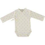 Bebe Organic Moonstone Lou Wrap Onesie + Footed Pant Set