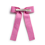 Halo Luxe Fuchsia Tabitha Luxe Linen Long Tail Clip