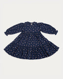 Early Sunday Navy Ditsy Bouquet Marguerite Dress