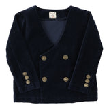 Lil Legs Analogie Navy Velvet Blazer