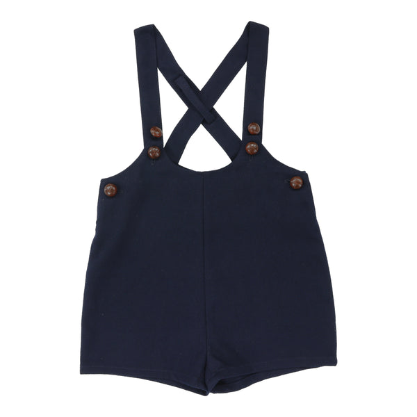 Lil Legs Analogie Navy Suspender Shorts