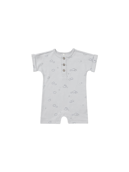 Quincy Mae Cloud Sunny Day Short Sleeve One-Piece