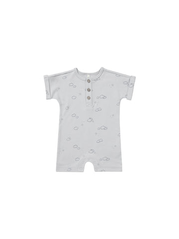 Quincy Mae Cloud Sunny Day Short Sleeve One-Piece