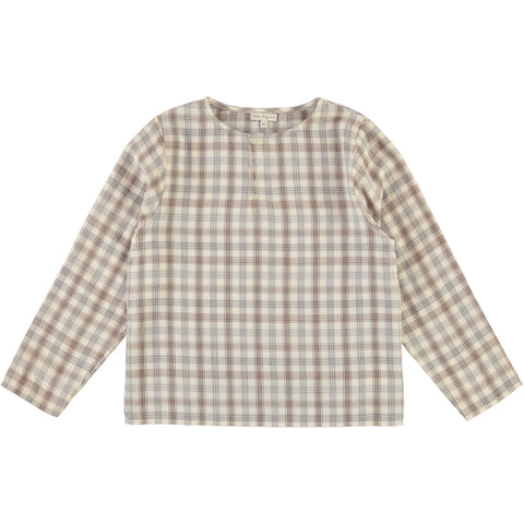 Bebe Organic Nature Check Oliver Shirt