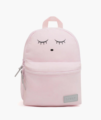 Livly Stockholm Pink Sleeping Cutie Backpack