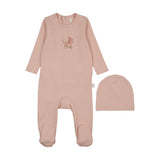 Pouf Pink Graphic Footie