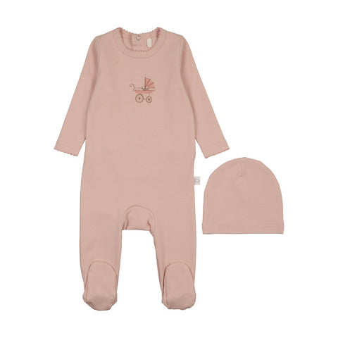 Pouf Pink Graphic Footie