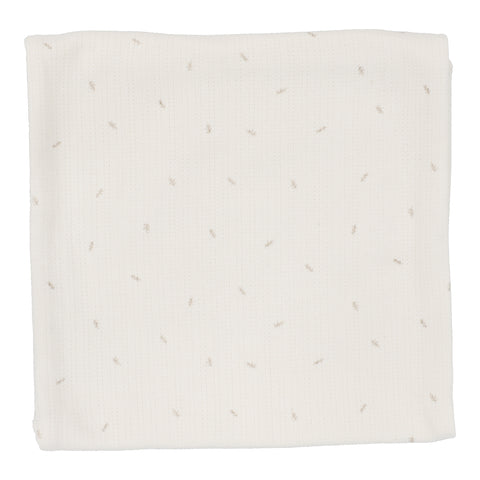 Lilette Cream/Branch Printed Pointelle Blanket