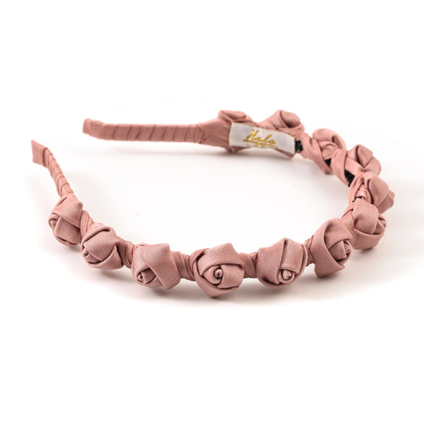 Halo Luxe Mauve Darla Satin Headband