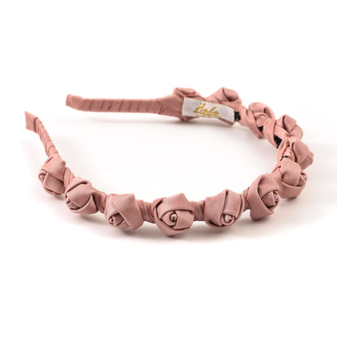 Halo Luxe Mauve Darla Satin Headband