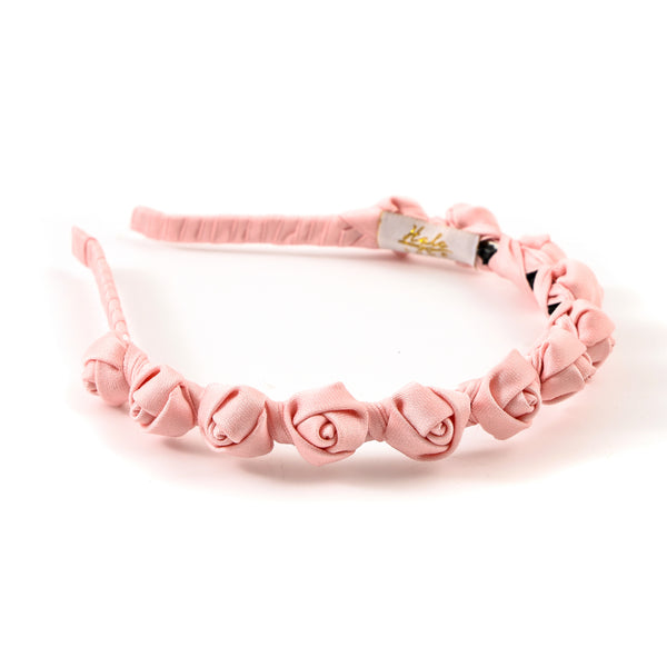 Halo Luxe Light Pink Darla Satin Headband