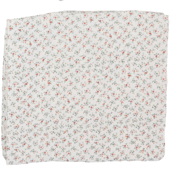 Lilette Winter White/Floral Bouquet Blanket