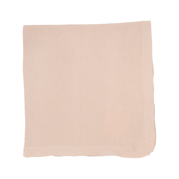 Lilette Soft Pink Knit Ruffle Blanket