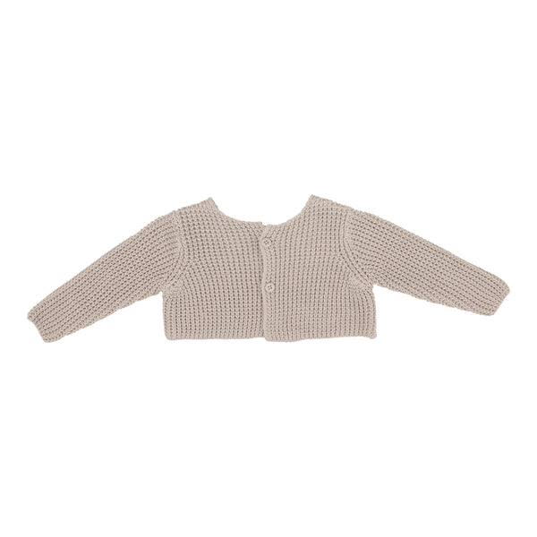Lilette Oat Chunky Knit Shrug