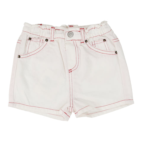 Lil Legs White Girls Shorts