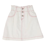 Lil Legs White Denim Skirt