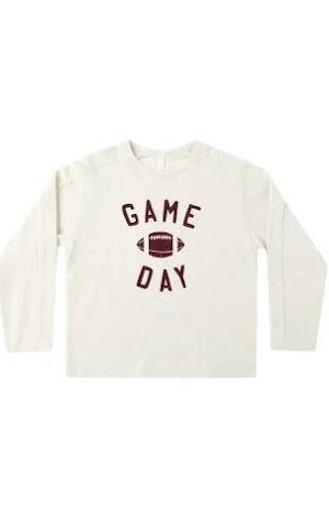 Rylee & Cru Natural Game Day Paneled Tee