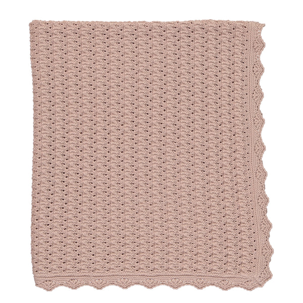 Bebe Organic Dusty Pink Silvia Blanket