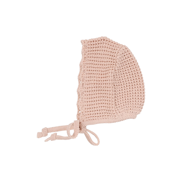 Lilette Dusty Pink Classic Chunky Knit Bonnet CKB-DPNK