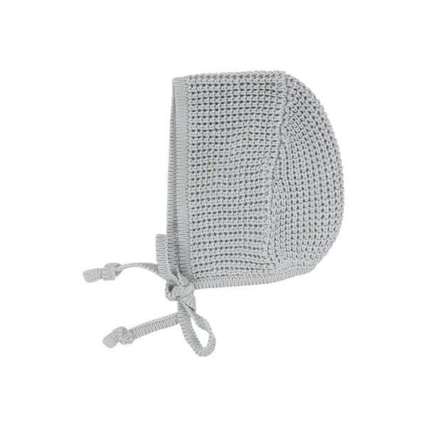 Lilette Pale Blue Classic Chunky Knit Bonnet CKB-PBL