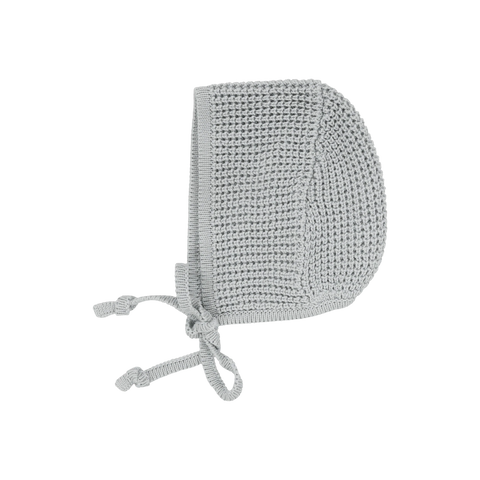 Lilette Pale Blue Classic Chunky Knit Bonnet CKB-PBL