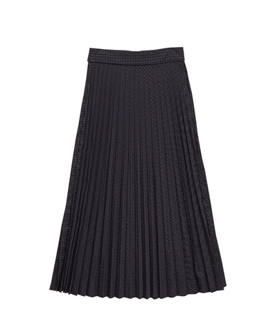 Cosmosophie Soleil Vichy Black Skirt