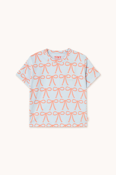 Tinycottons Pastel Blue Bows Tee